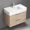 Floating Bathroom Vanity, Modern, 32